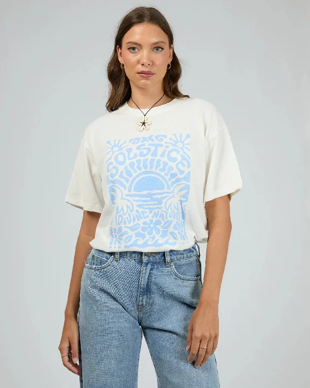 Women's Ruching Detail T-Shirts-All About Eve Summer Solstice Tee