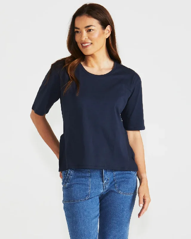 Women's Trapeze T-Shirts-Betty Basics Naomi Tee