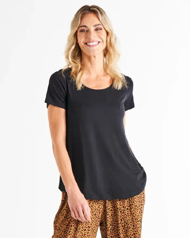 Women's Crop T-Shirts-Betty Basics Holland Tee