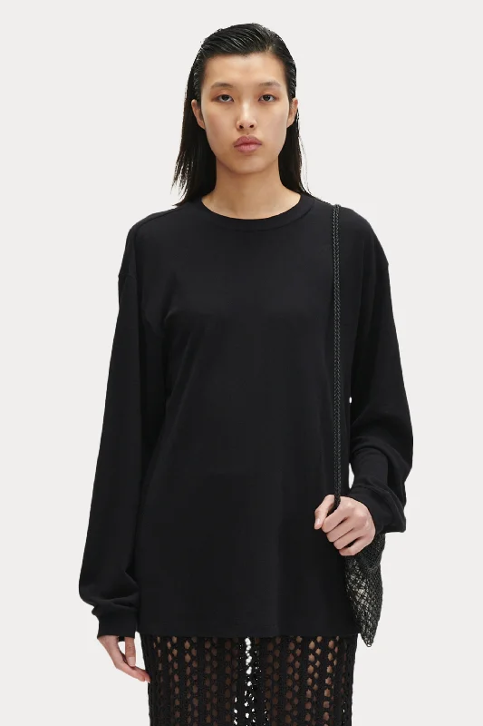 Women's Turtle Neck T-Shirts-Shokan Tee