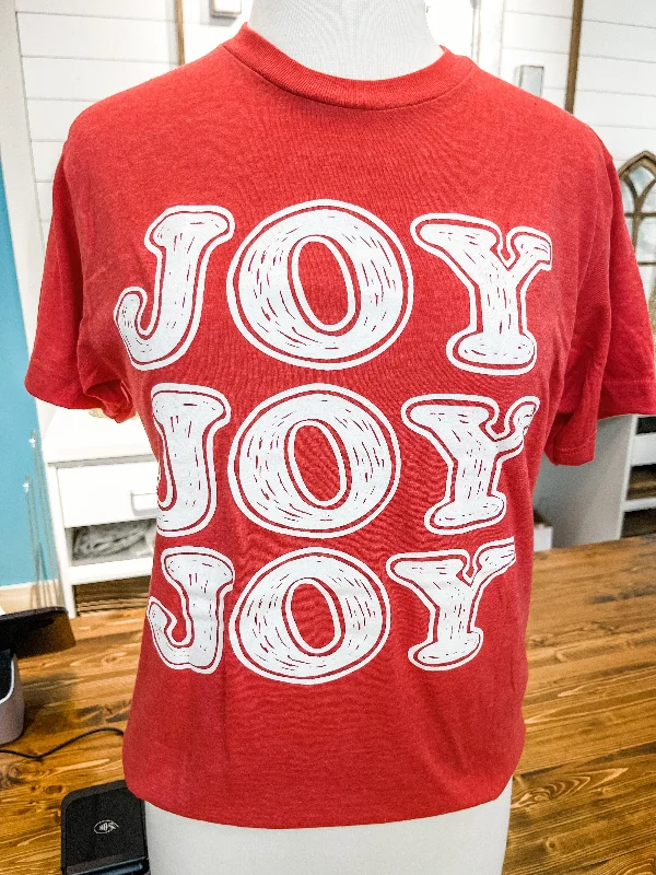 Women's Plus Size T-Shirts-Joy Joy Joy Graphic Tee