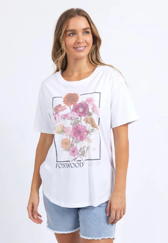 Women's Raglan Sleeve T-Shirts-Foxwood In Bloom Tee