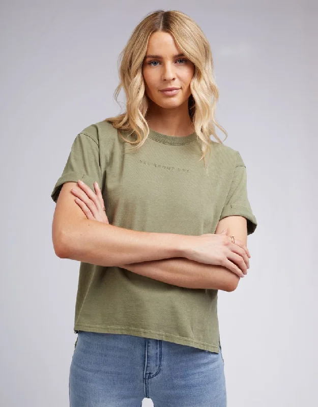 Women's Thermal T-Shirts-All About Eve AAE Washed Tee