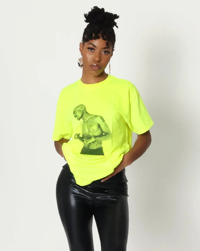 Women's Halloween T-Shirts-PAC NEON GREEN TEE