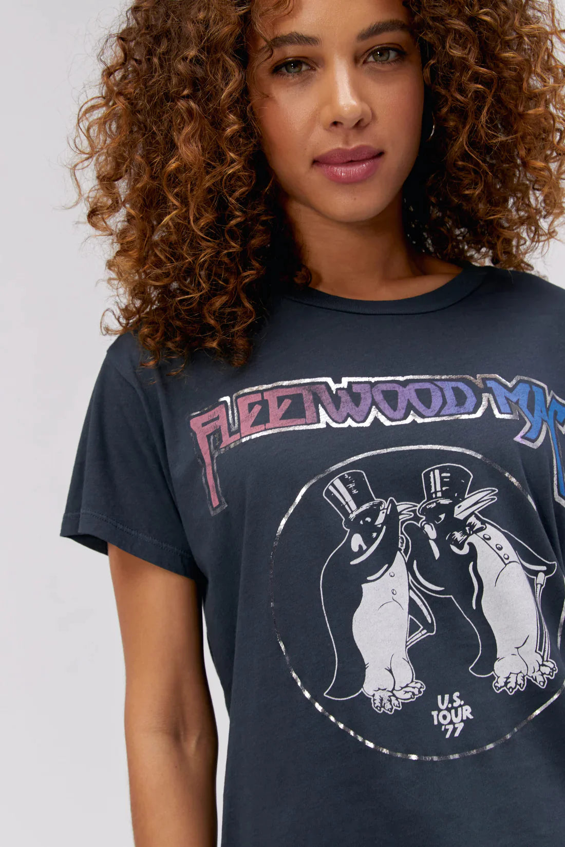 Women's Bamboo T-Shirts-Daydreamer Fleetwood Mac Tour 77 Tee