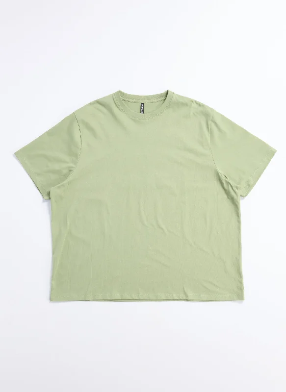 Women's Subtle Print T-Shirts-Mercerised Cotton Patch Tee