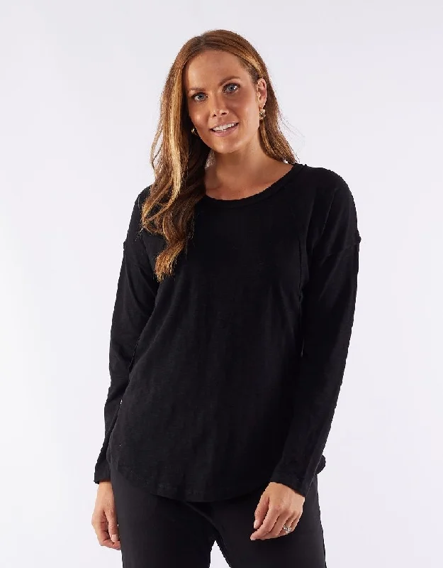 Women's Hemp T-Shirts-Foxwood Mackenzie L/S Tee