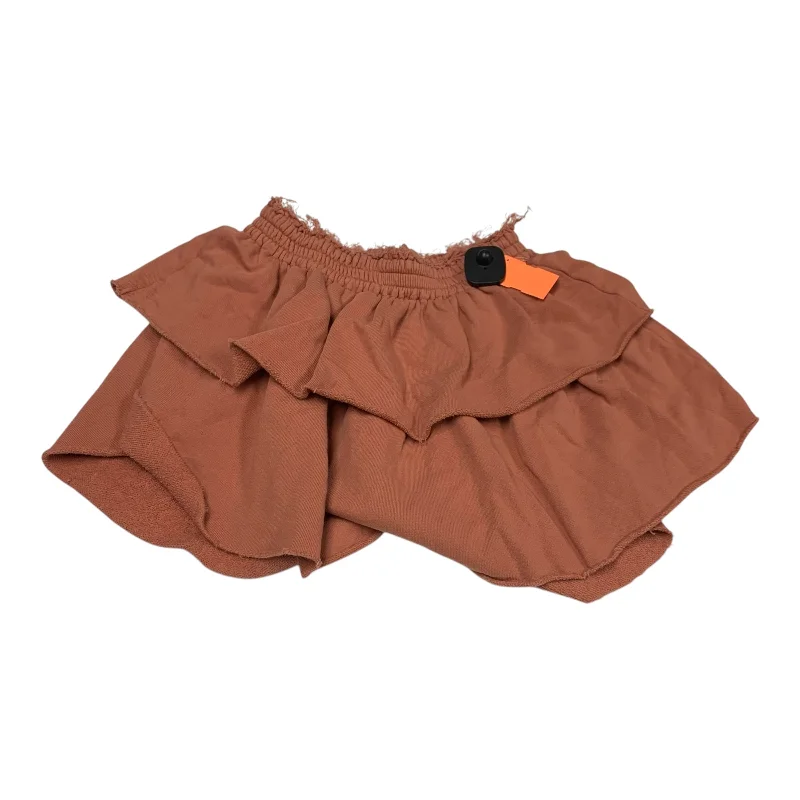 Women's Slit Denim Skirts-Skirt Mini & Short By Aerie In Orange, Size: S