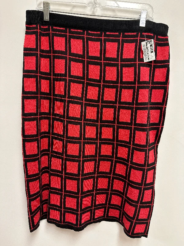 Women's Trendy Skirts-Skirt Mini & Short By Clothes Mentor In Red, Size: Xl