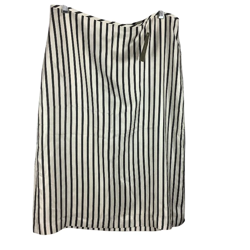 Women's Waterproof Pleated Skirts-Skirt Midi By J. Crew In Striped Pattern, Size: 6