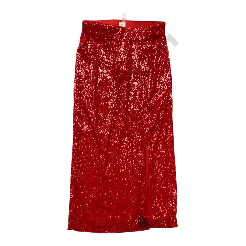 Women's Soft Skirts-Skirt Maxi By A New Day In Red, Size: S