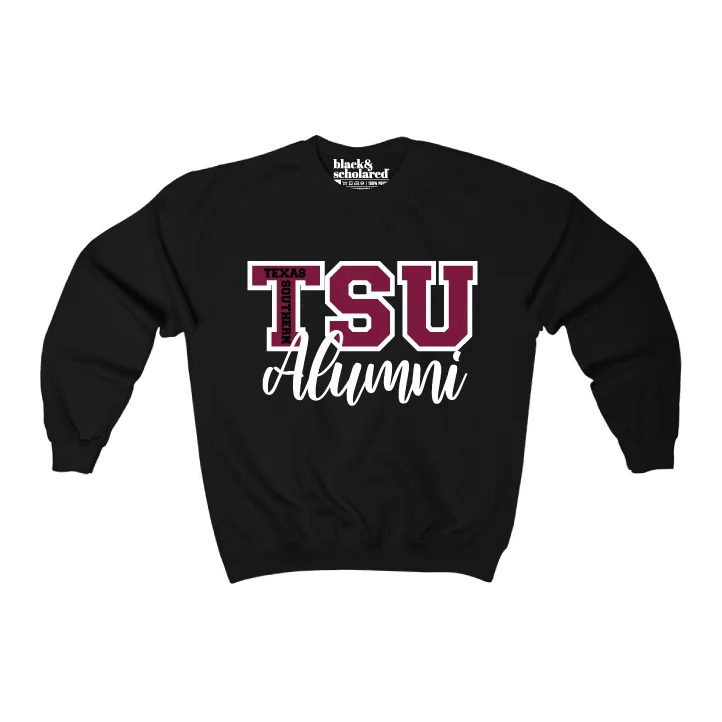 Women's Artistic Sweatshirts-Texas Southern University TSU Alumni Sweatshirt