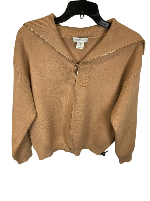 Women's Cozy Sweatshirts-Sweatshirt Crewneck By Rachel Zoe In Brown, Size: Xl