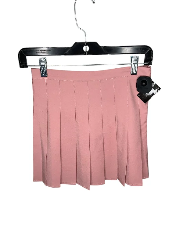 Women's Work Skirts-Skirt Mini & Short By Clothes Mentor In Pink, Size: 4