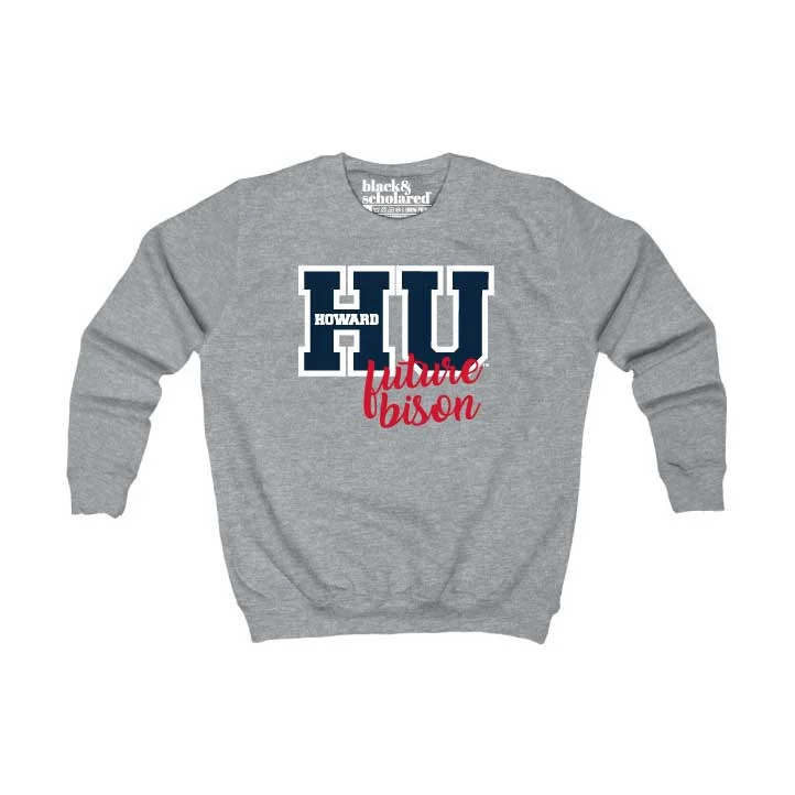 Women's Statement Sweatshirts-Howard University™ HU Future Bison Sweatshirt (Youth and Adult Sizes)