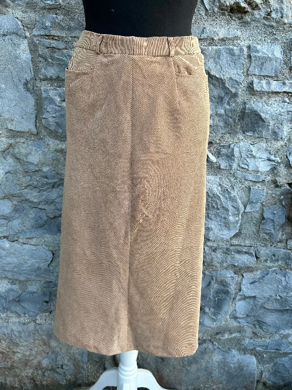 Women's Holiday Skirts-90s Brown cord skirt uk 10