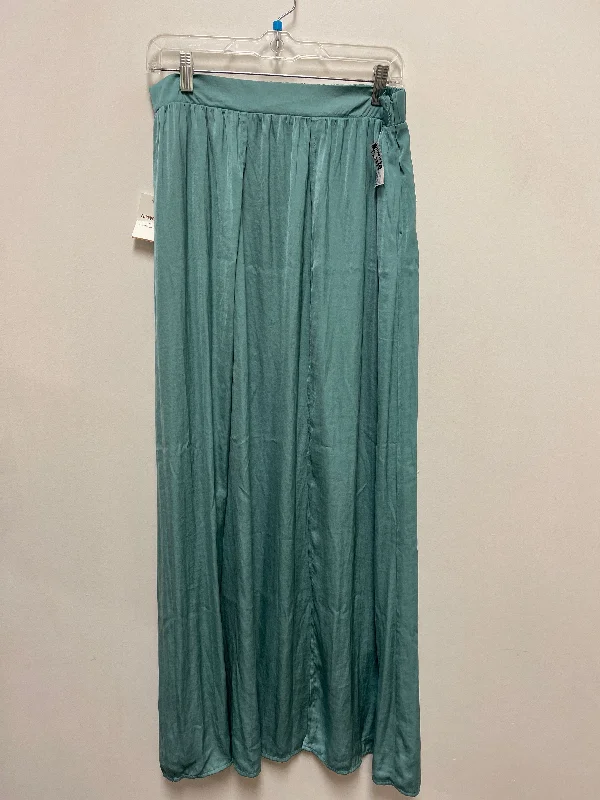 Women's Vacation Skirts-Skirt Maxi By Forever 21 In Blue, Size: 12