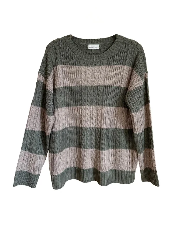 Women's Silk Pencil Pullovers-Women's Holly Sweater In Olive