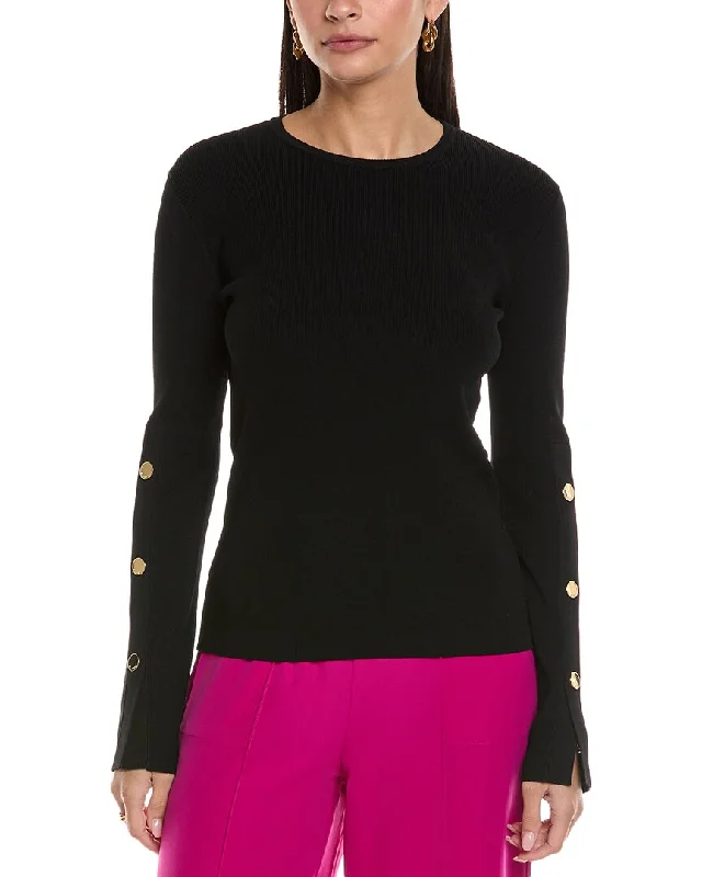 Women's Lace Pencil Pullovers-St. John Sweater