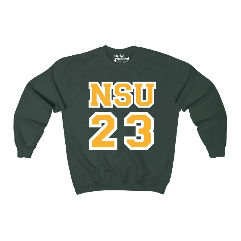 Women's Tailored Fit Sweatshirts-CUSTOM Norfolk State Sweatshirt | Customize GRADUATION YEAR