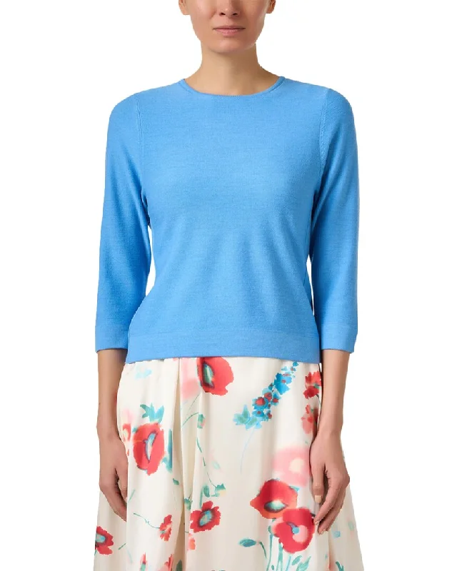 Women's Low-Waisted A-Line Pullovers-Frances Valentine Rachel Wool Sweater