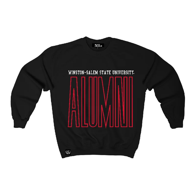 Women's Windowpane Sweatshirts-Winston-Salem State University™ Alumni Sweatshirt