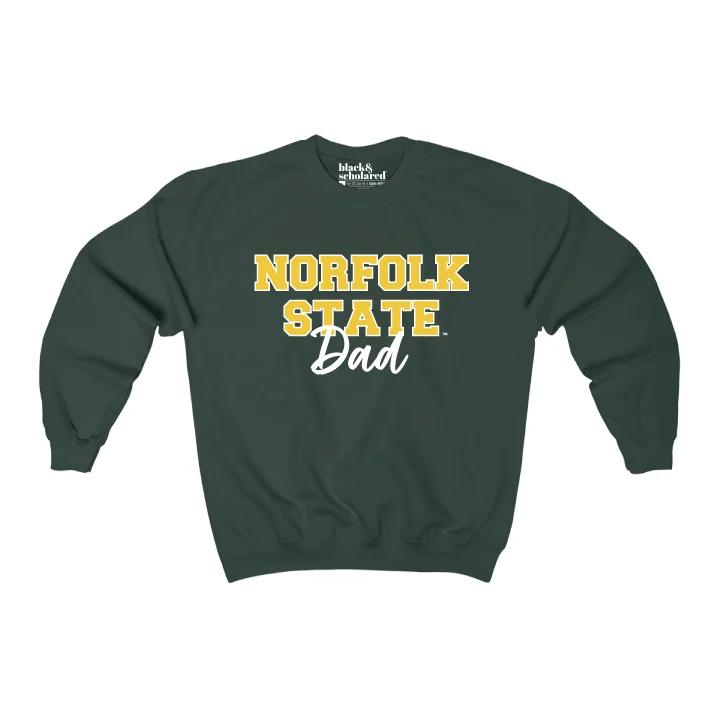 Women's Trendy Sweatshirts-Norfolk State™ Dad Sweatshirt