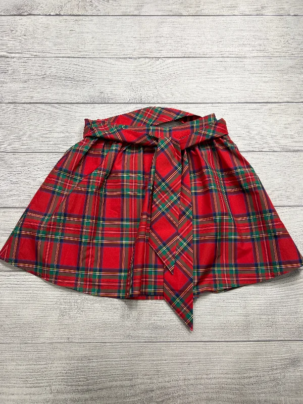 Women's Textured A-Line Skirts-New!Skirt Mini & Short By Vineyard Vines In Plaid Pattern, Size: 4