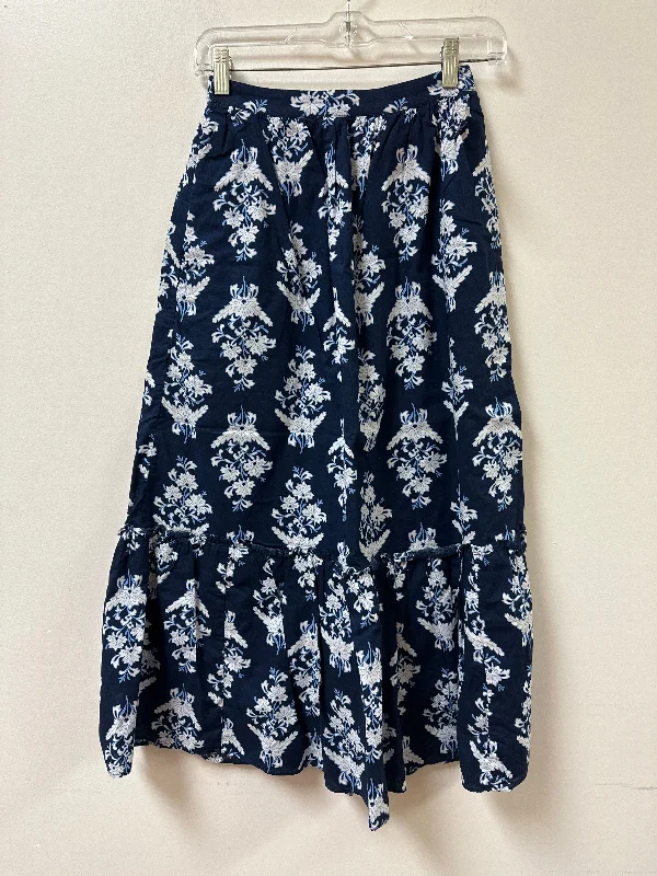 Women's Maxi Skirts-Skirt Midi By J. Crew In Navy, Size: 0