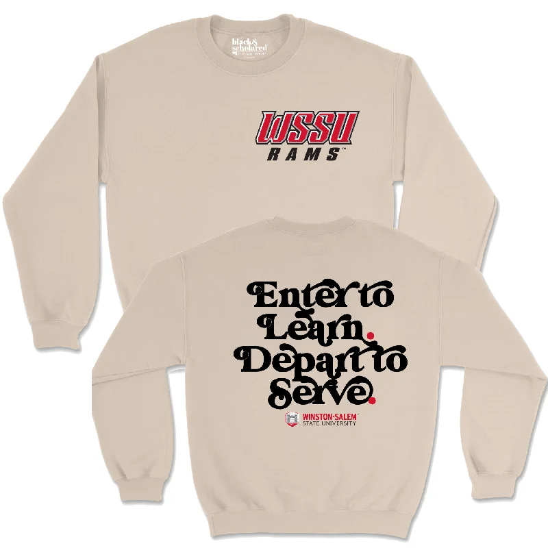 Women's Worn-In Sweatshirts-WSSU™ Rams Depart to Serve Sweatshirt