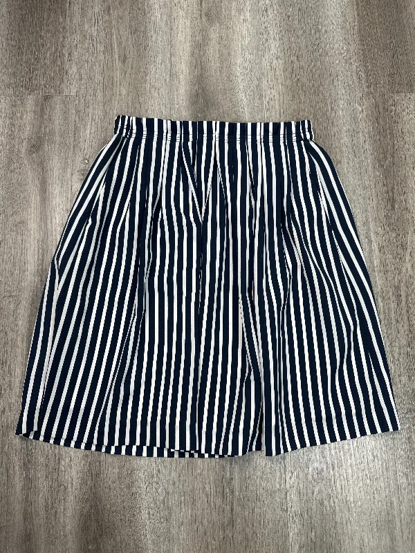 Women's Casual Skirts-Skirt Mini & Short By J. Crew In Striped Pattern, Size: S