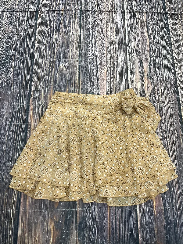 Women's Waterproof A-Line Skirts-Skirt Mini & Short By Aerie In Tan, Size: Xs