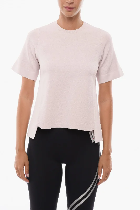 Women's Mini Denim Pullovers-Stella Mccartney Jersey Sweater With Asymmetric Hem