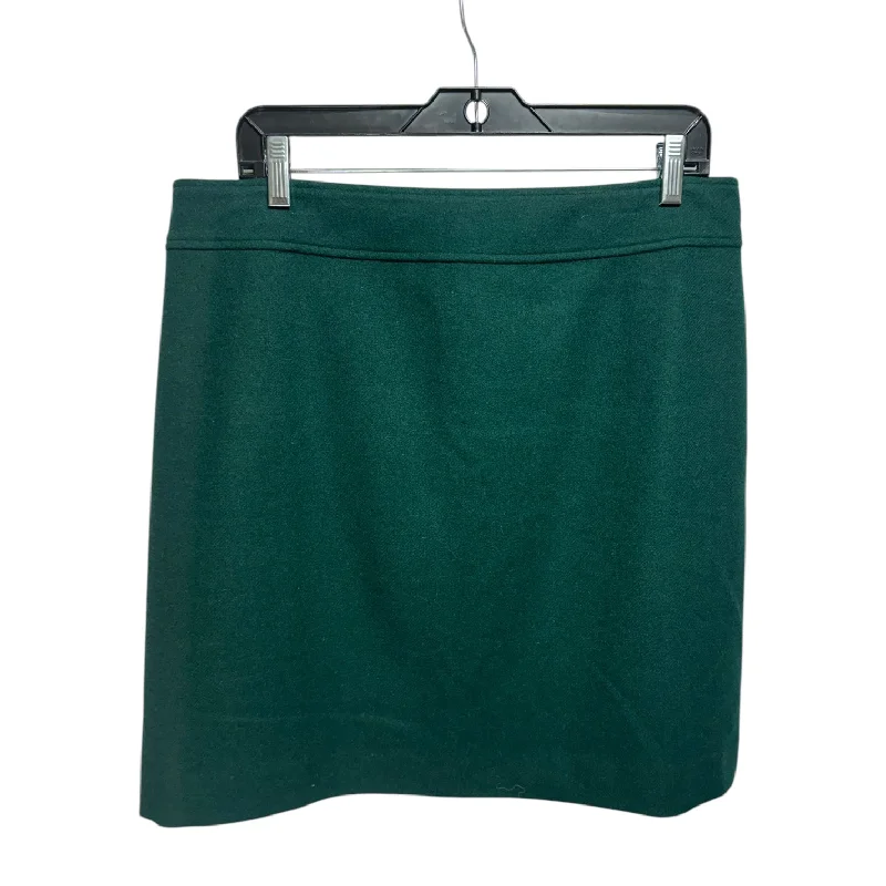 Women's Insulated Denim Skirts-Skirt Mini By J. Crew In Green, Size: 14