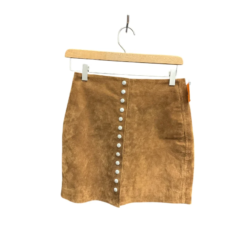 Women's Tulle Denim Skirts-Skirt Mini & Short By Blanknyc In Bronze, Size: 0