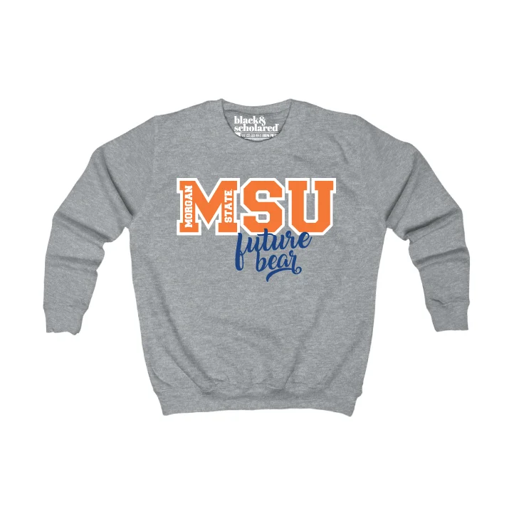 Women's Sporty Sweatshirts-Morgan State University™ MSU Future Bear Youth Sweatshirt