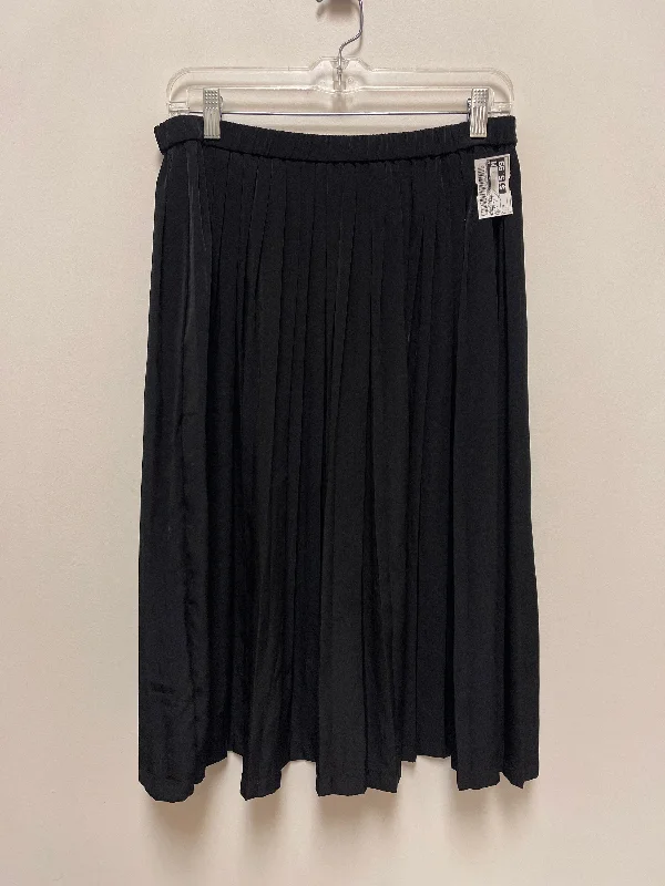 Women's Vintage Skirts-Skirt Midi By Banana Republic In Black, Size: 8