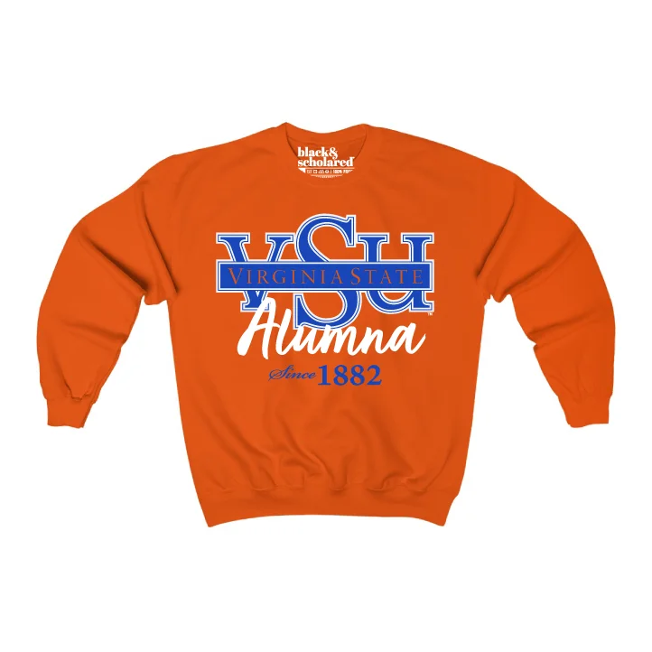 Women's Structured Fit Sweatshirts-Virginia State University™ VSU Alumna Sweatshirt