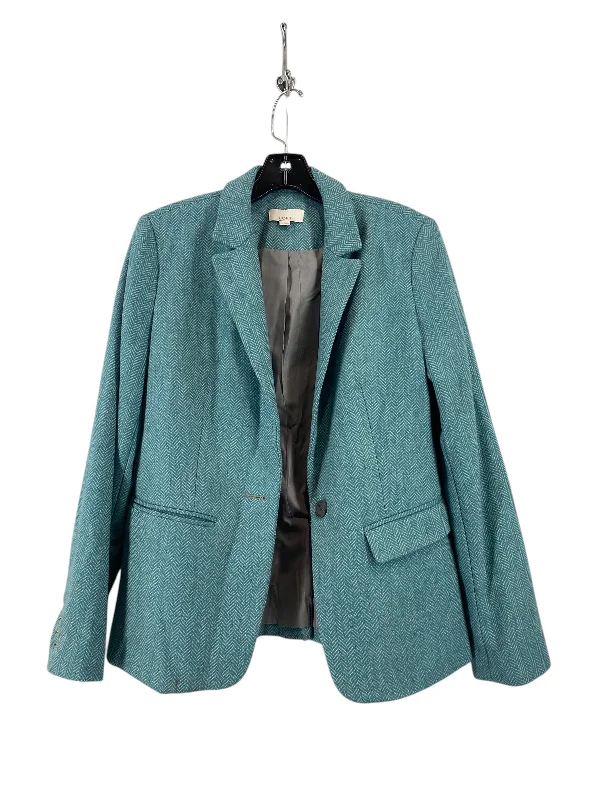 Women's Made-to-Measure Blazers-Blazer By Loft In Blue, Size: 6