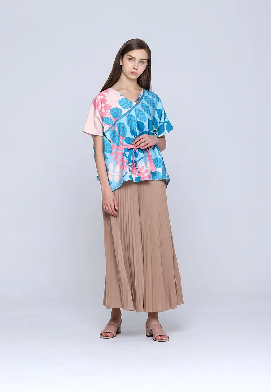 Women's Double Layer Pullovers-[SINGAPORE STORY] Native Bird Multiway Top