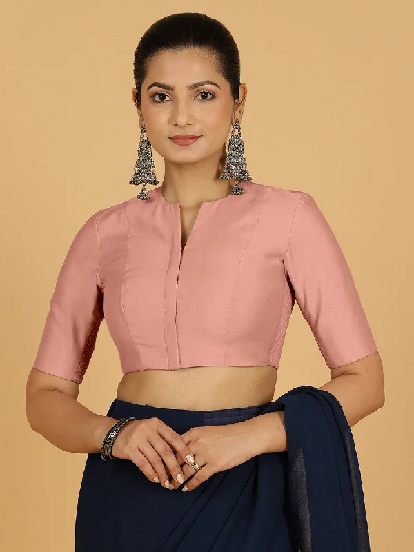 Simar x Rozaana |  Saree Blouse in Sea Pink