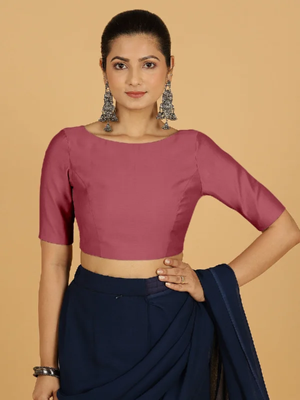 Trisha x Rozaana |  Saree Blouse in Rose Pink