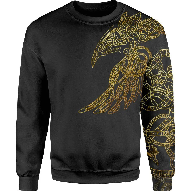 Women's Textured Pencil Pullovers-Raven God Sweater