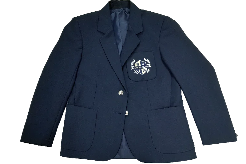 Women's Functional Blazers-Ladies Plain Blazer - Canaan College