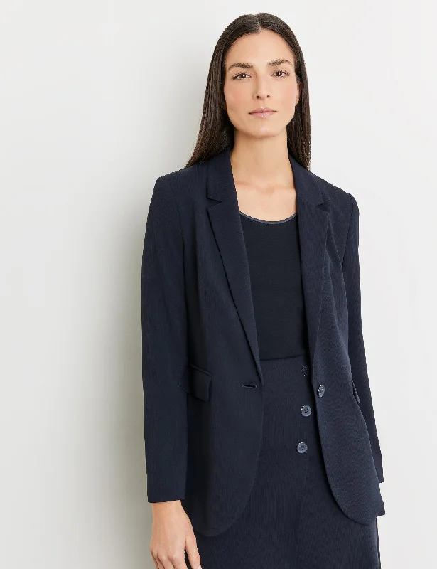 Women's Layered Look Blazers-Elegant Blazer