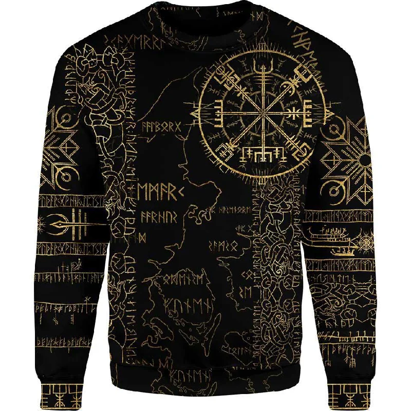 Women's Sequin A-Line Pullovers-Vegvisir Sweater