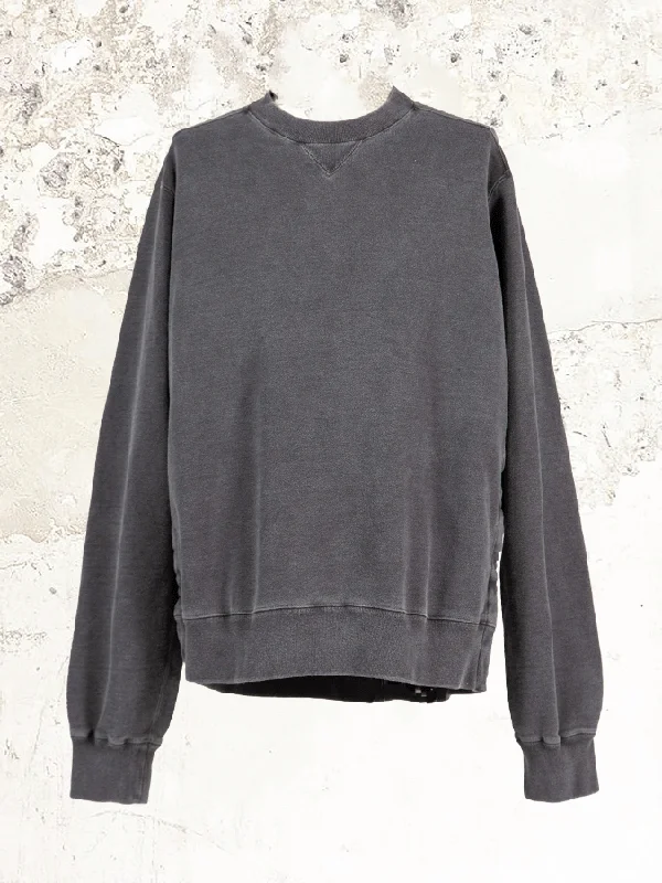 Women's Loose Fit Pullovers-sacai crewneck cotton sweater