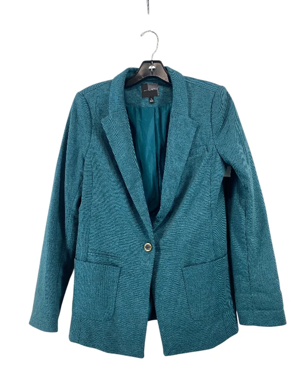 Women's Metallic Blazers-Blazer By Clothes Mentor In Green, Size: S