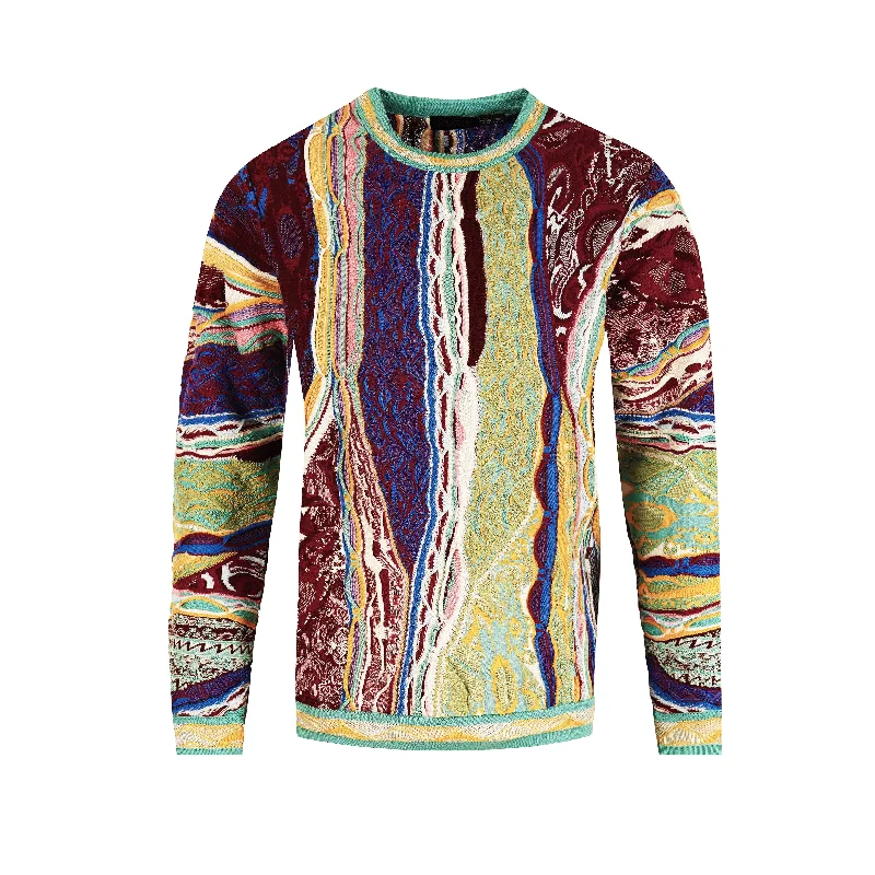 Women's Satin Pencil Pullovers-COOGI Southport Crewneck