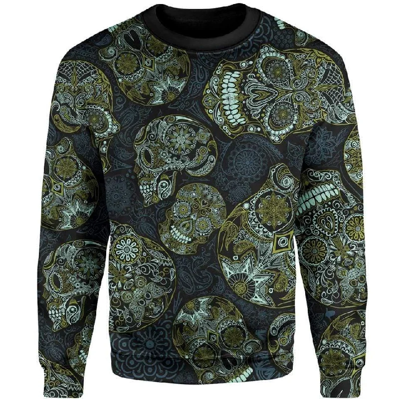 Women's Travel Pullovers-Day of the Dead Sweater